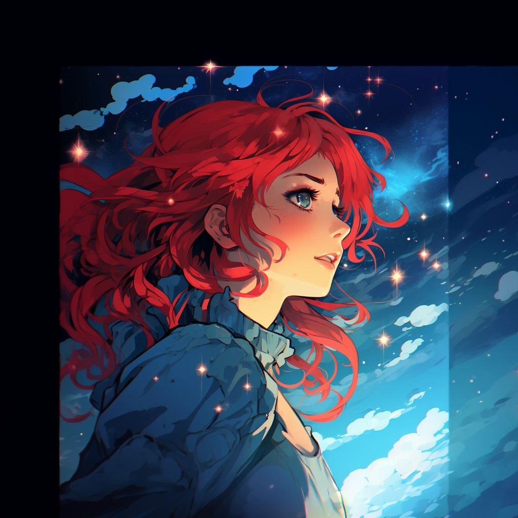 Via lactea 2d vector anime  