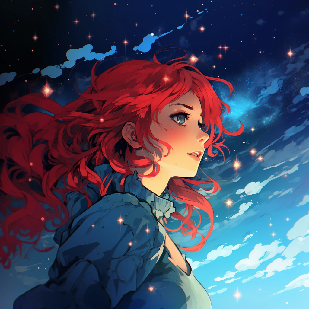 Via lactea 2d vector anime  