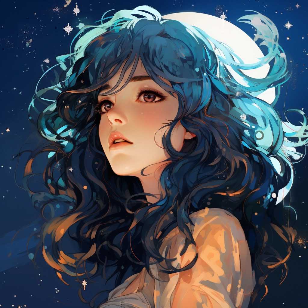 Via lactea 2d vector anime  