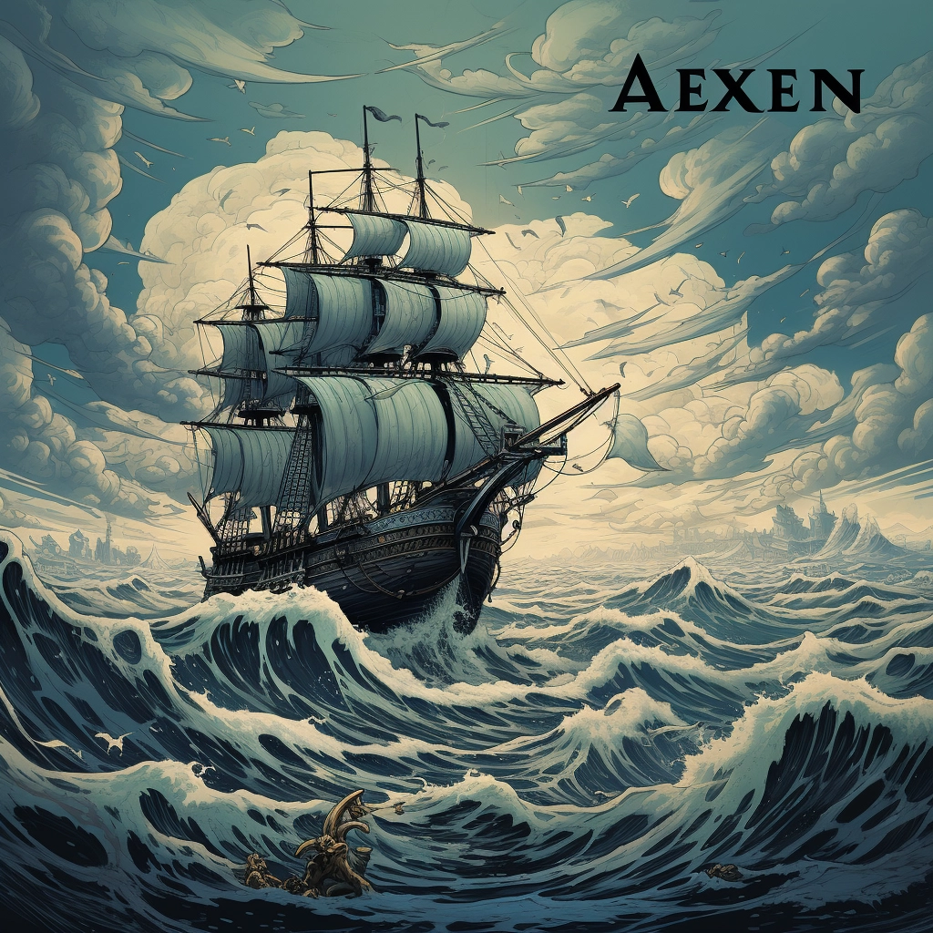 Azerexkraken de la azexoned in the style of old mast