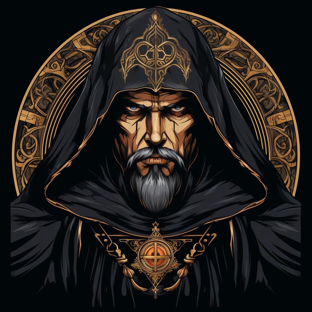 Dark medieval loyalist 2d vector png