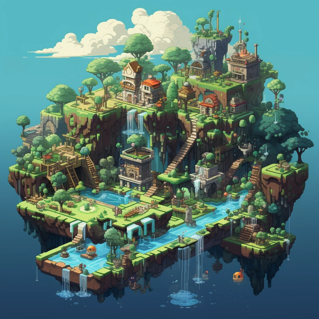 Minecraft pixel art