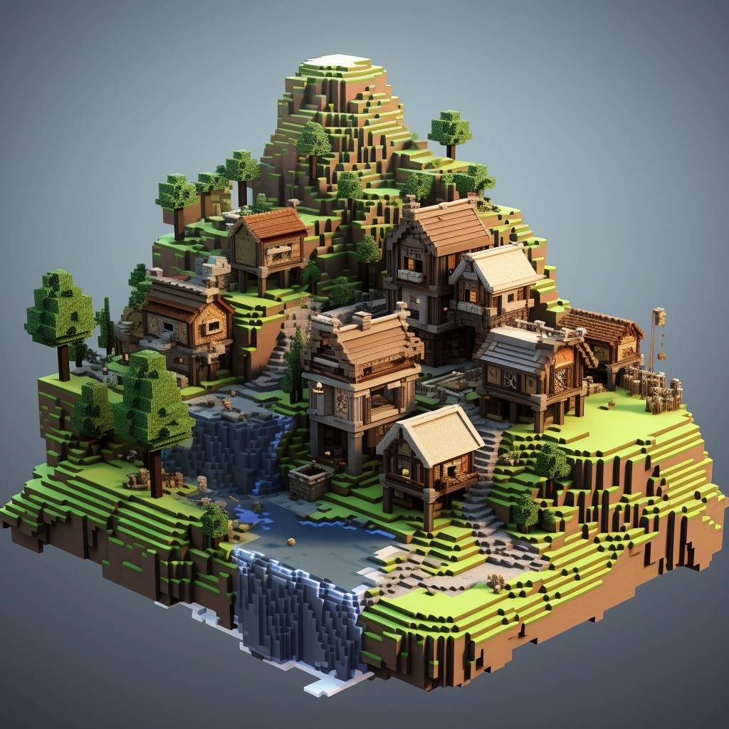 Minecraft pixel art  