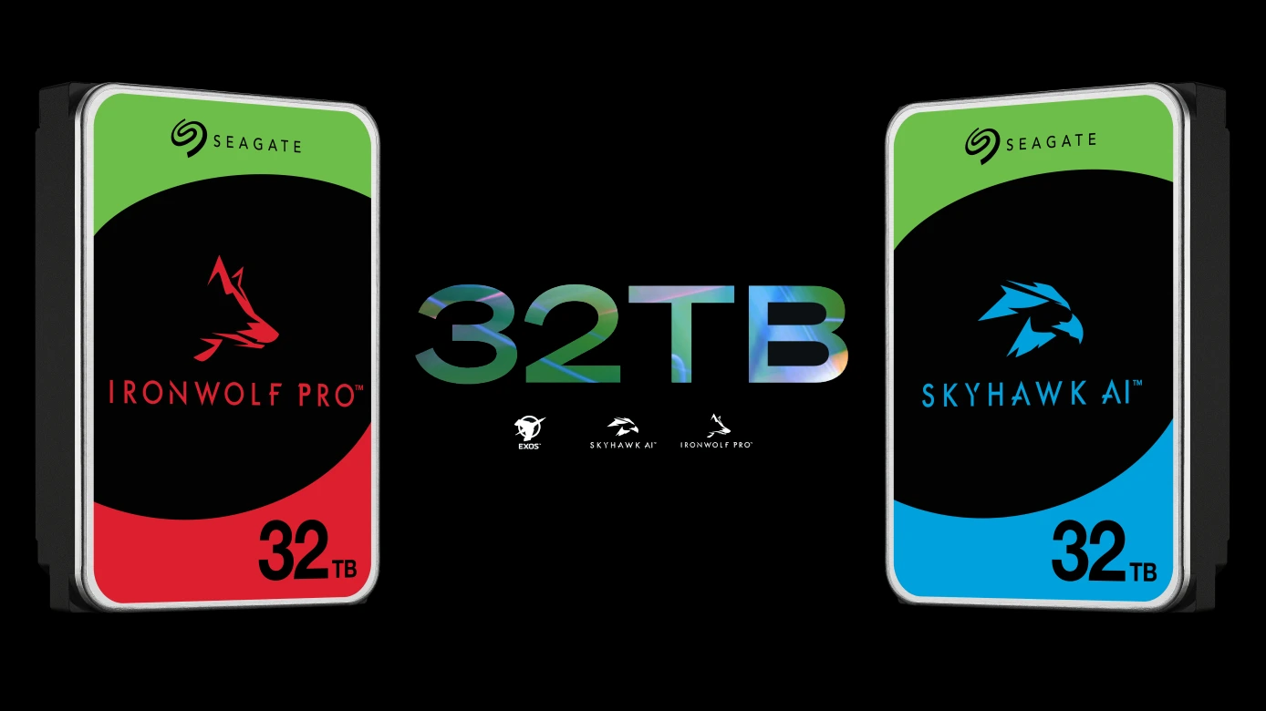 Seagate oznamuje dostupnost 32TB pevných disků s CMR