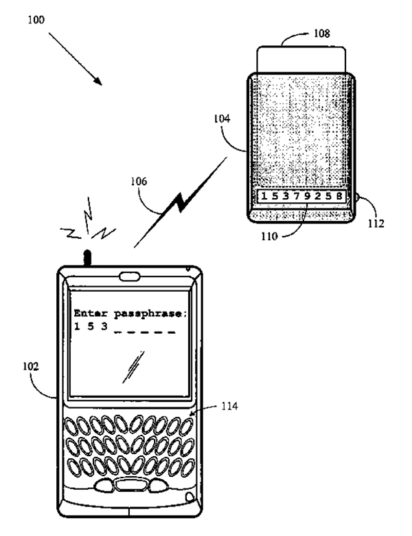 Blackberry patent