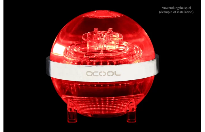 Alphacool Eisball: rezervoár jako disko koule