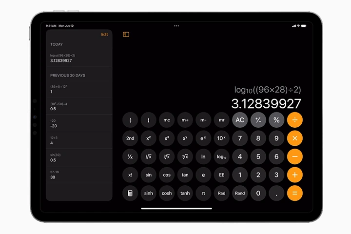 Apple konečně uvedl Kalkulačku pro iPad a díky podpoře Apple Pencil stojí opravdu za to