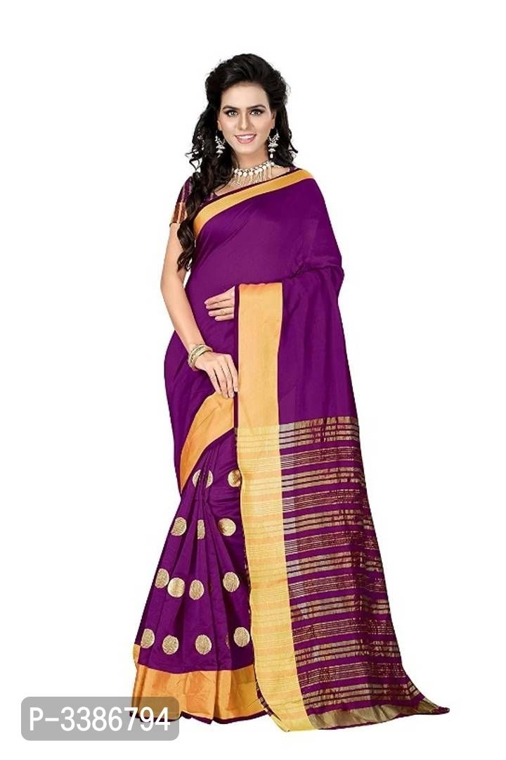 Beautiful Cotton Silk Saree with Blouse piece