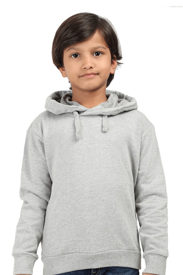 Kids Hooded Sweatshirt - 5 Years, Grey