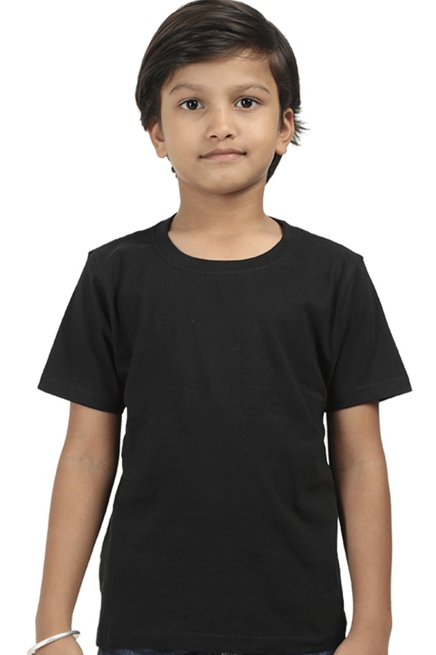 Premium Quality Cotton Boys T-Shirt  - 11 Years, Black