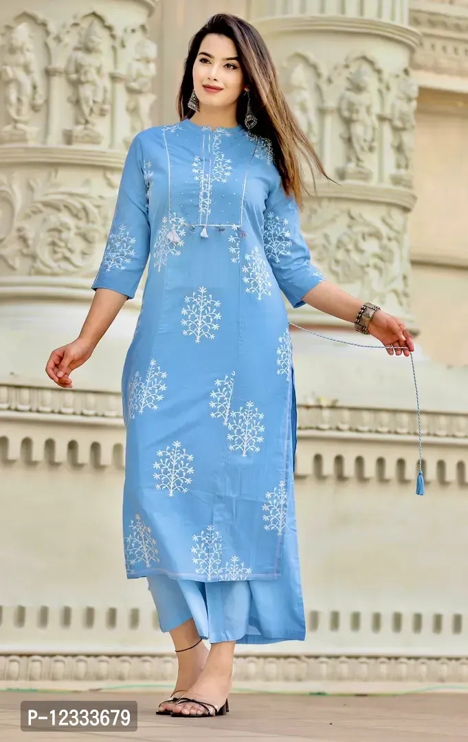 Trendy Women Cotton Kurta - S