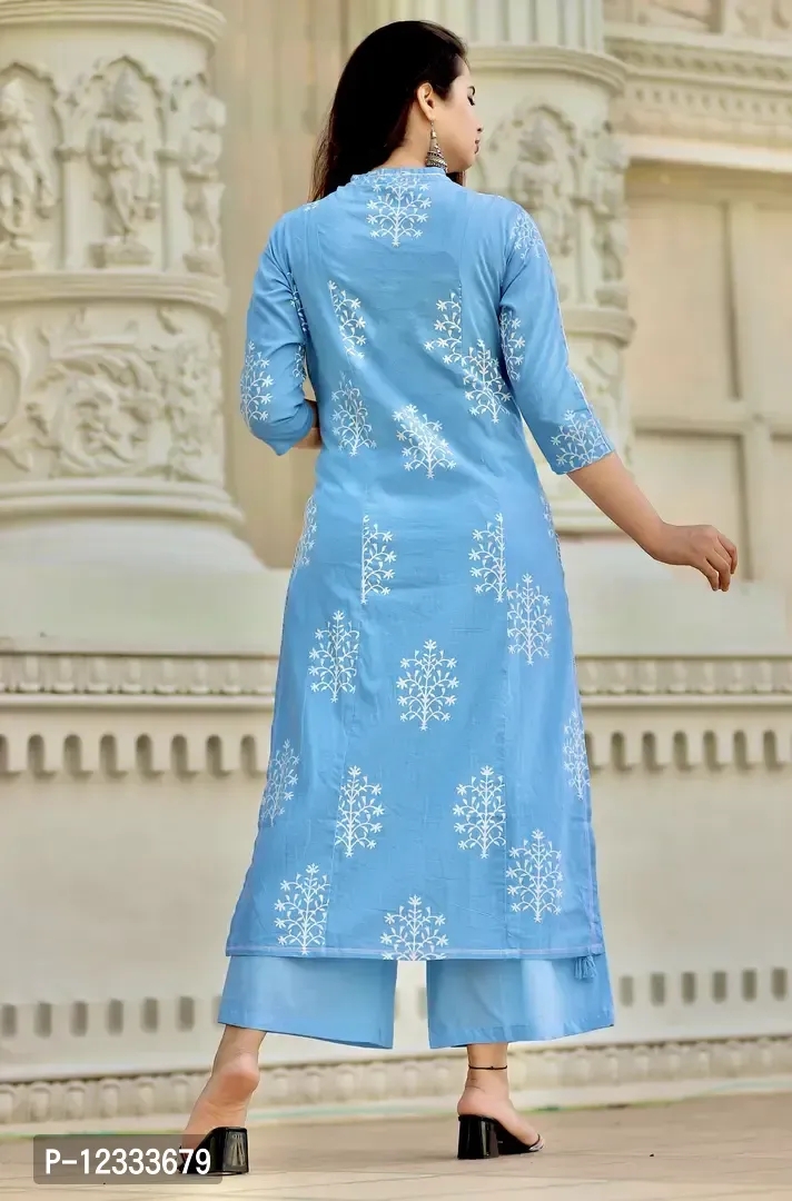 Trendy Women Cotton Kurta - M