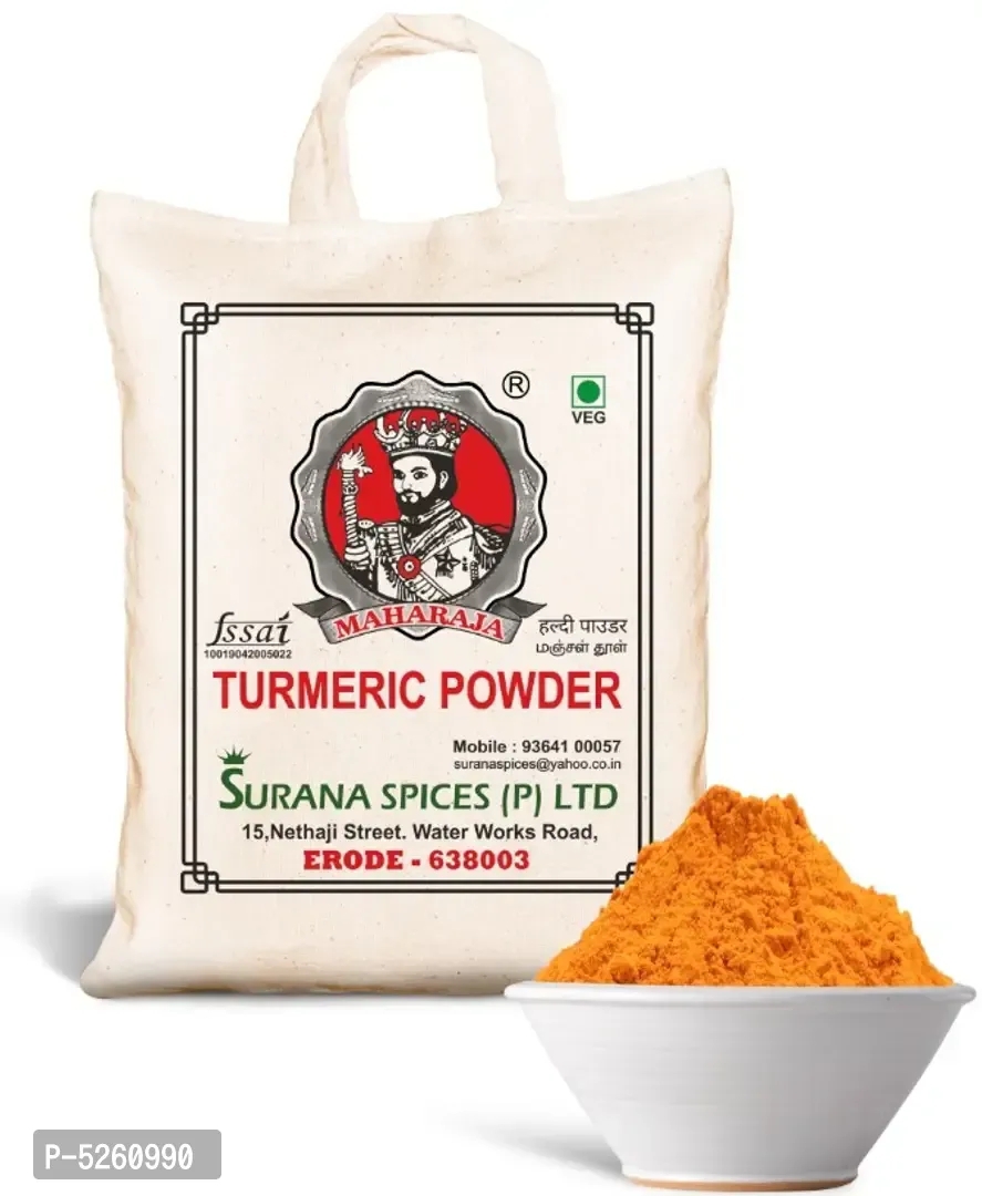 Pure Natural Turmeric Powder (Haldi) 500g (High Curcumin) - 500 Grm