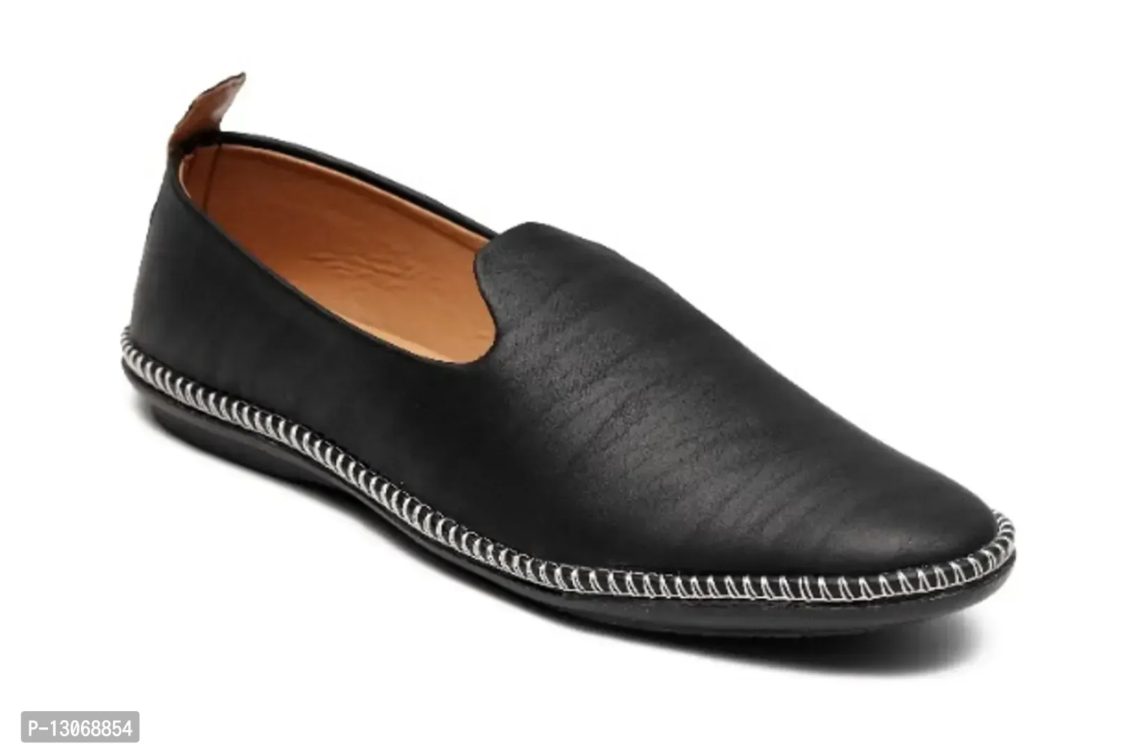 Black Driving Loafer  Shoes For Mens - UK6