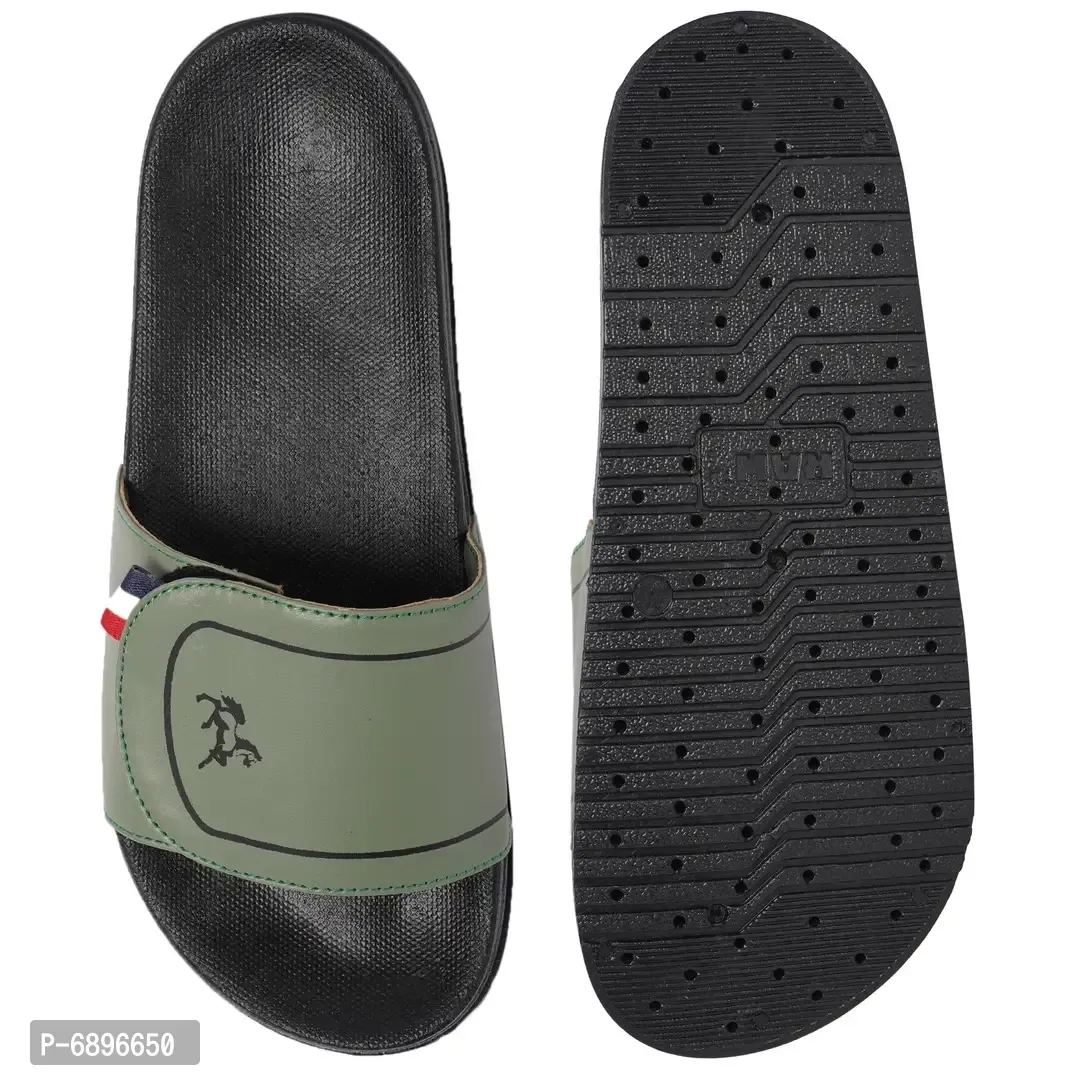 Stylish Trendy Rexine Flip Fliops Slippers - UK11