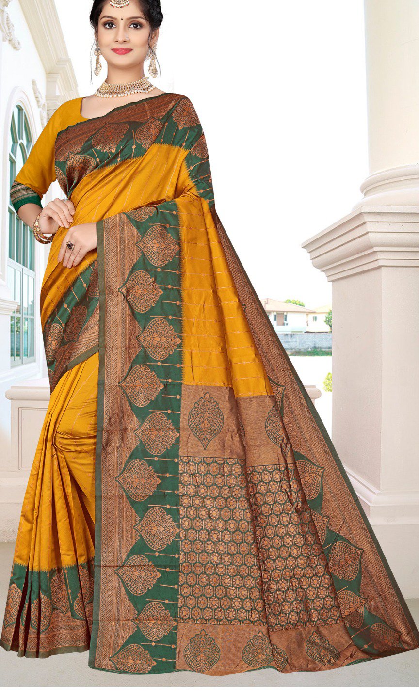 Jay Centre Fresh Silk Saree