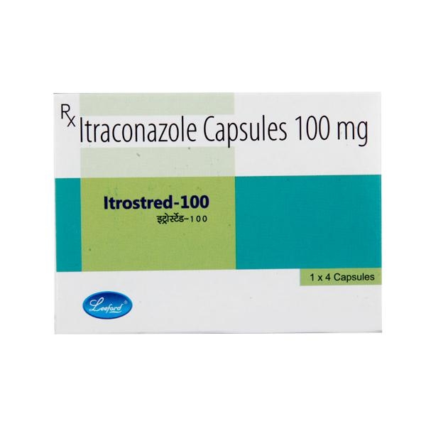 Itrostred 100  - 1 Strip Of 4 Capsule