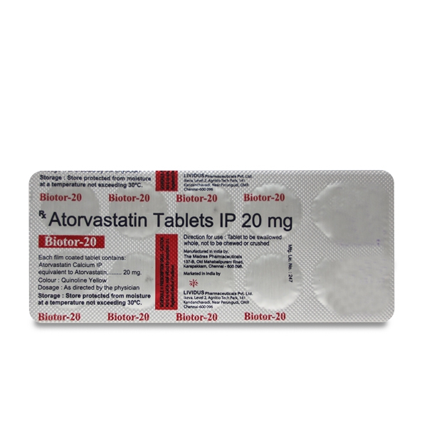 Biotor 20mg Tablet - 1 Tablet