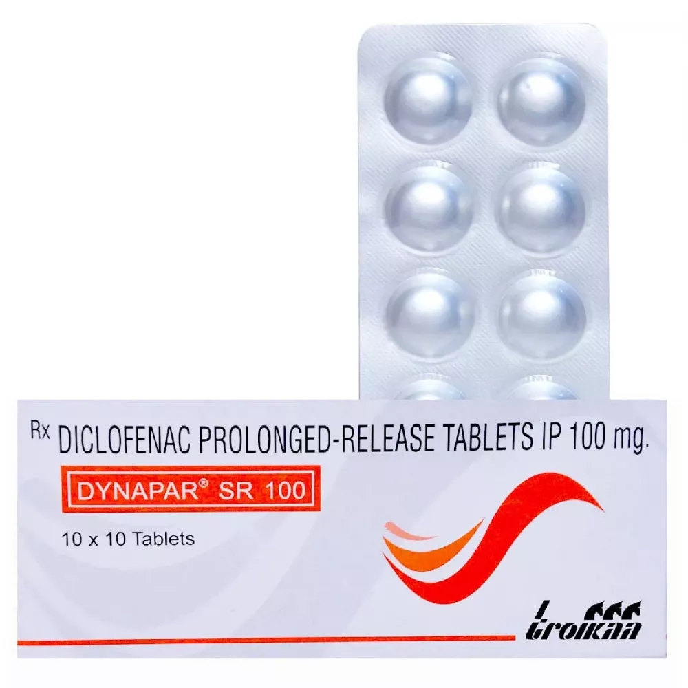 Dynapar SR 100 Tablet - 1 Strip