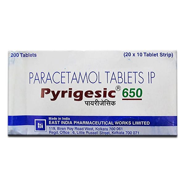 Pyrigesic 650 Tablet - 1 Strip