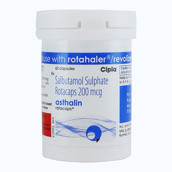 Asthalin Rotacaps - 1 Bottle Of 60 Capsules