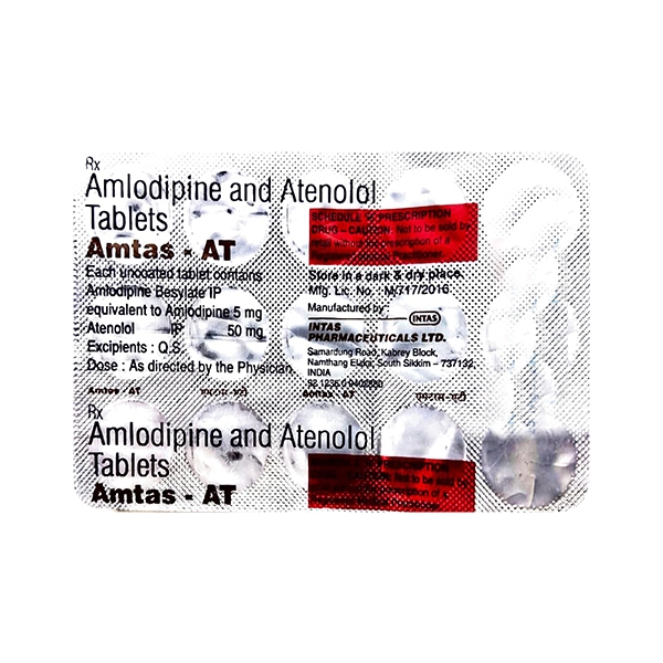 Amtas AT Tablet  - 1 Strip