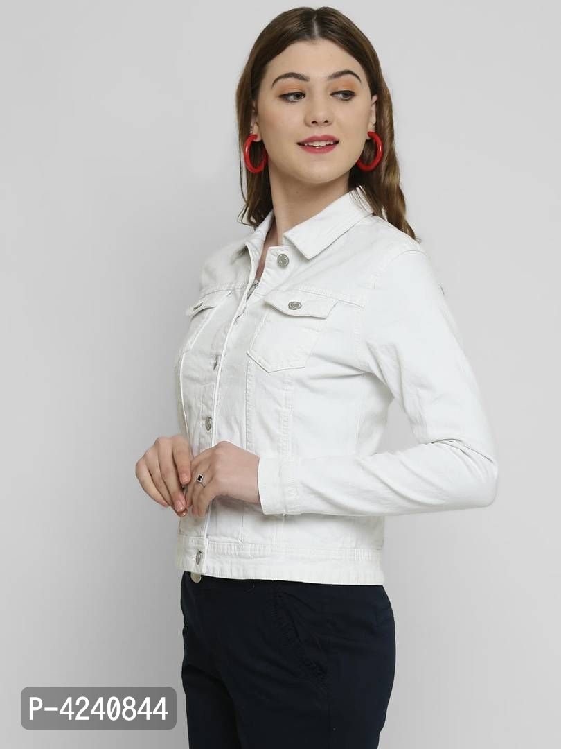 Women's White Denim Jackets | White Denim Jean Jackets | boohoo UK