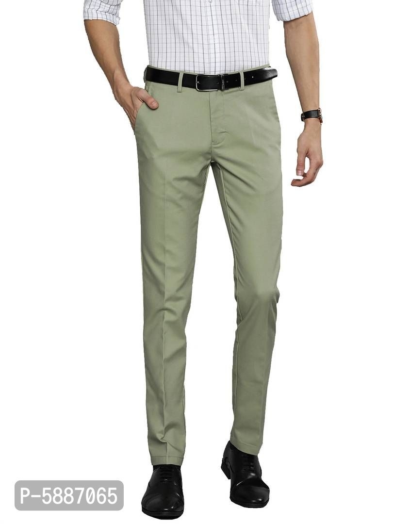 Men Dark Green Trousers  Buy Men Dark Green Trousers online in India