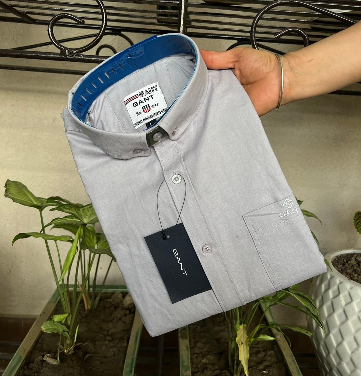 Casual Wear Plain Gant Cotton Mens Shirts at Rs 499/piece in Chennai