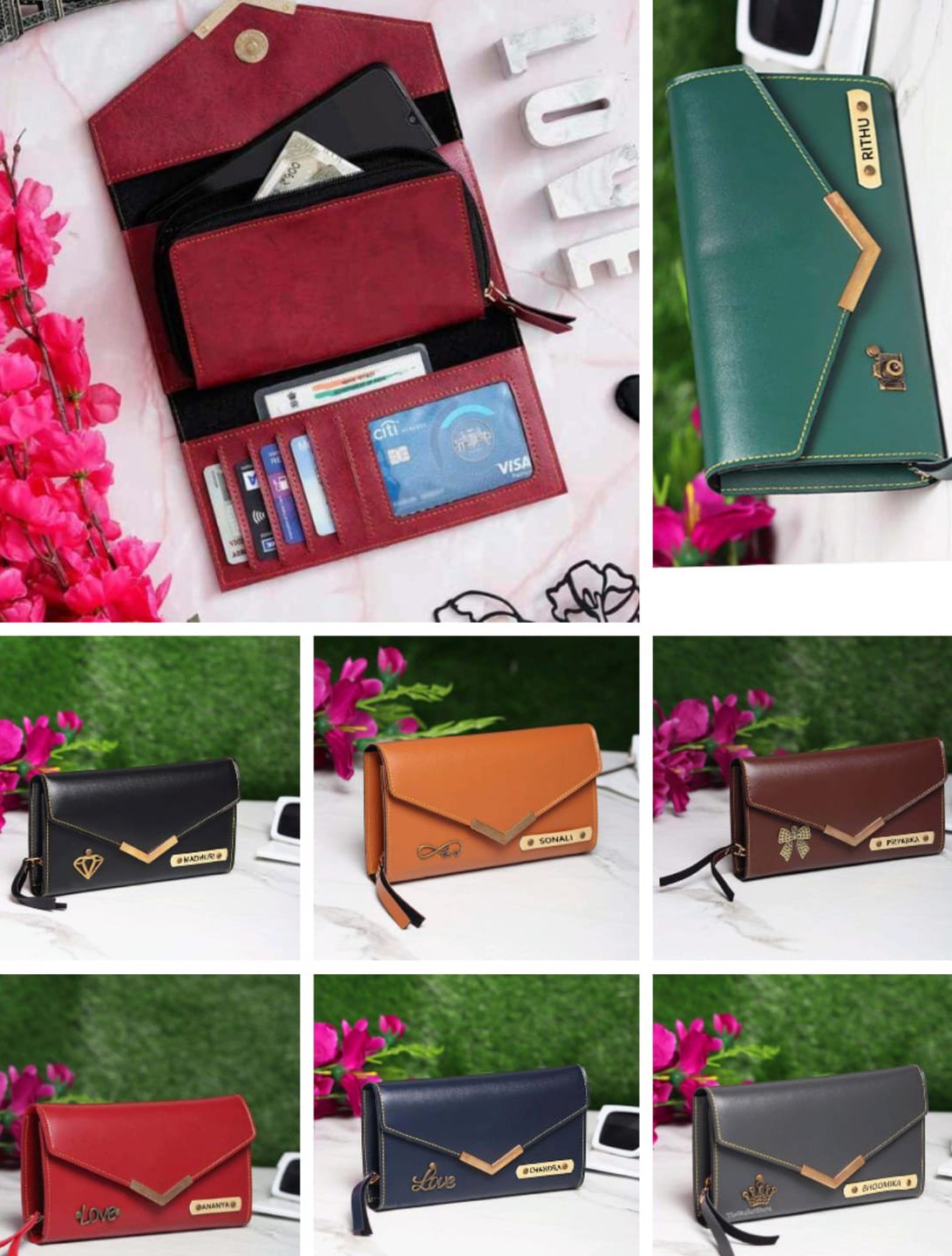 Best Selling  Customized  Women  Parsh Wallet 