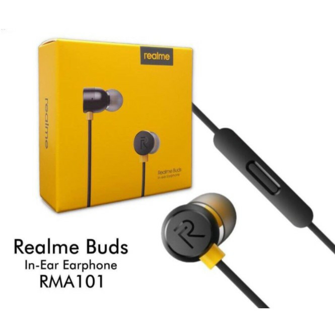 Wired Earphones Realme Buds Rma101 Bluetooth Earphones Realme