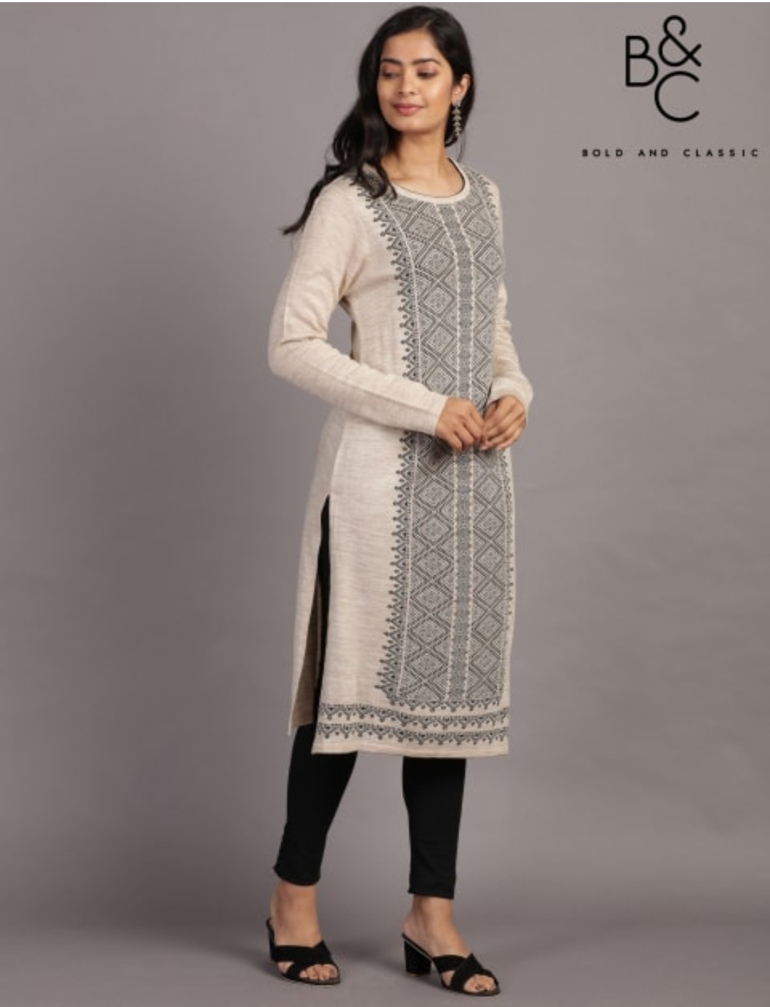 W Women Printed Straight Kurta - Buy Std Ecru W Women Printed Straight  Kurta Online at Best Prices in India | Flipkart.com