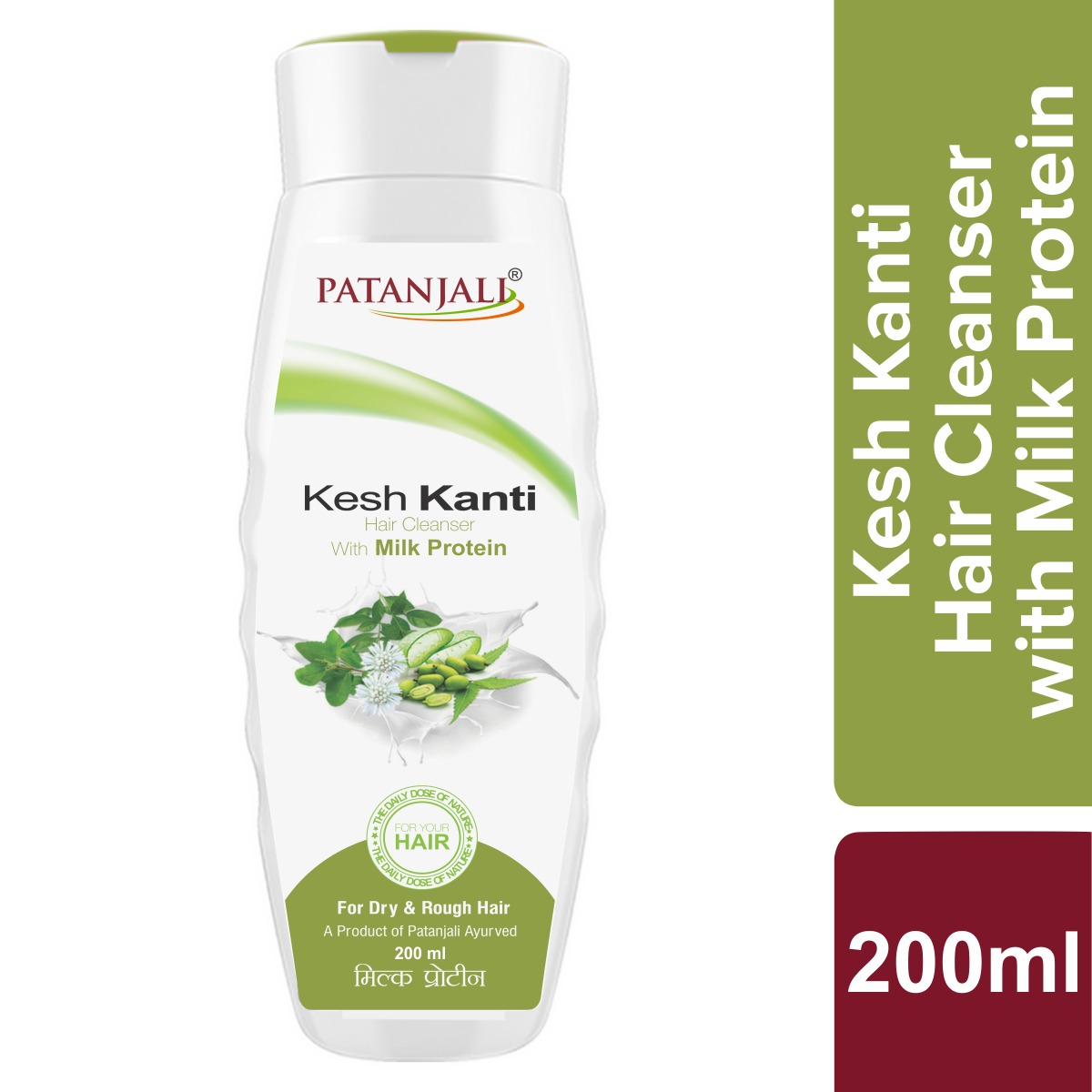 Patanjali Kesh Kanti Milk Protein Hair Cleanser Shampoo, 200 ml Patanjali Kesh Kanti Milk Protein Hair Cleanser Shampoo, 200 ml