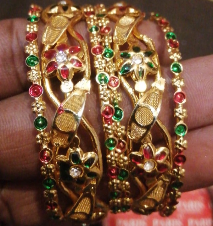 Gold bangles