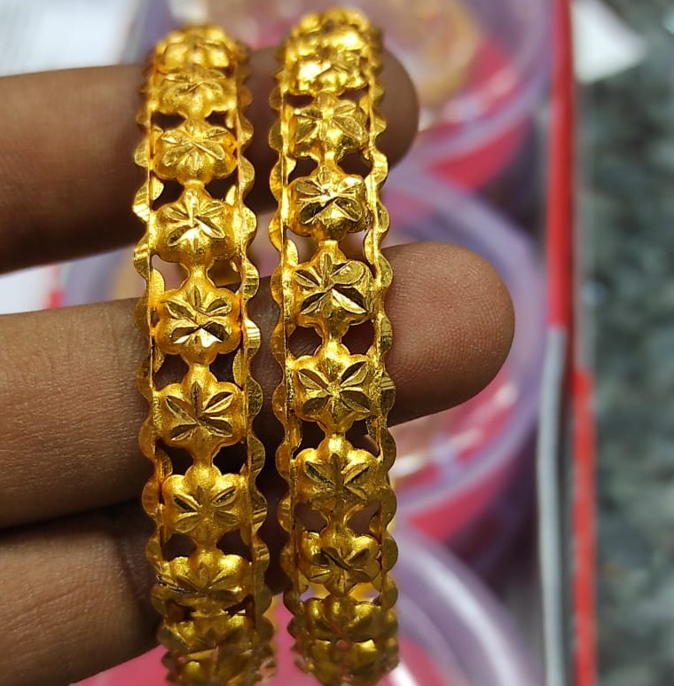 Gold bangles