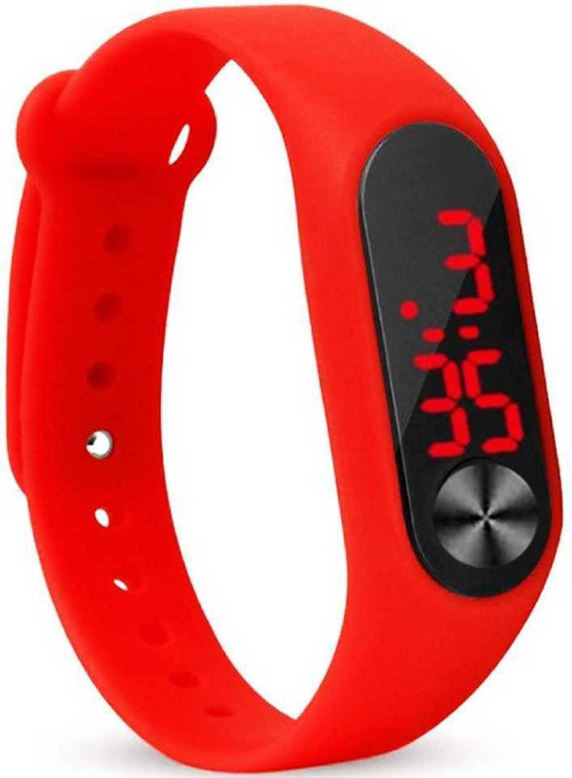  Digital LED  Band For Kids M2-Red