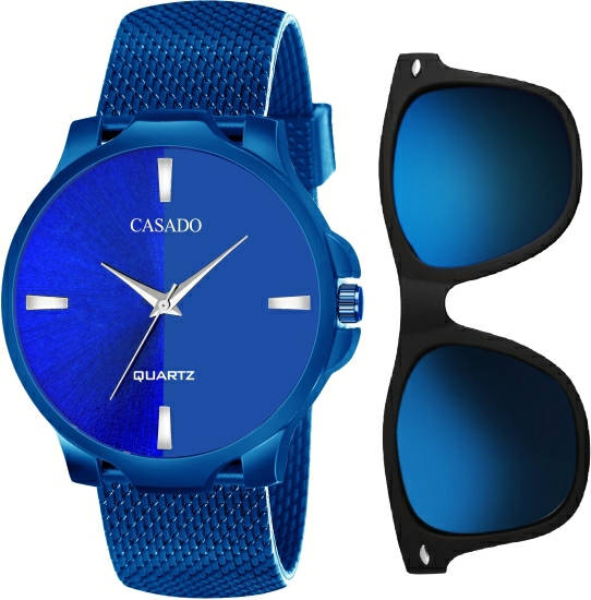 Buy Casado Analog Blue Brown Dial Blue Strap Watch For Men  (Combo-326-Blue-Brown) (Pack Of 2) Online at Best Prices in India - JioMart.