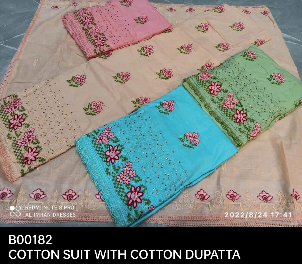  B182 COTTON DUPATTA