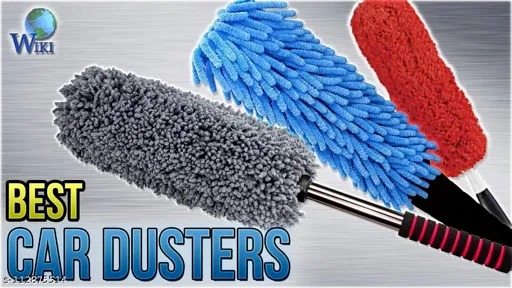 Car Duster Cleaning Dirt Dust Clean Brush Microfiber Dusting Tool Mop Gray Car Cleaning Products