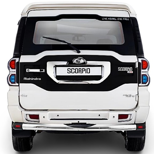 I.C.G Stainless Steel Rear Bumper Protector | SS Dx | for Mahindra Scorpio | S3, S5, S7, S9, S11 All Variants | Only for The Car Year of Manufacturing 2017 -Present |