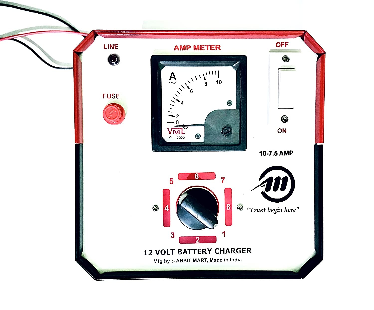 12 Volt Battery Fast Charger 6AH to 220AH car/Bike, Truck, Ups, Car and 12 Volt Chargers up to 10 amp