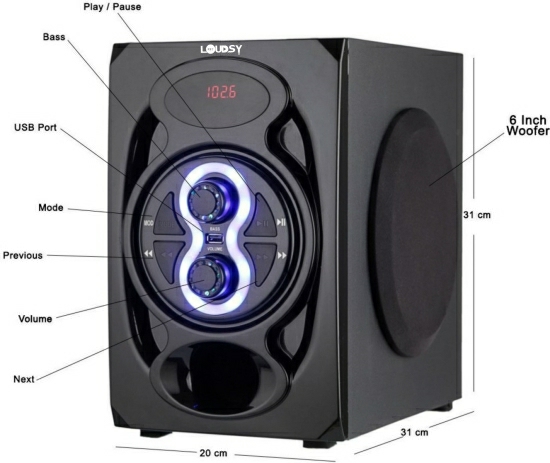 Bluetooth Speaker Beston Home Theater Price LOUDSY HAVY Powerful