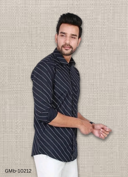 GMb-10212 Premium Lining Shirts For Men  - M