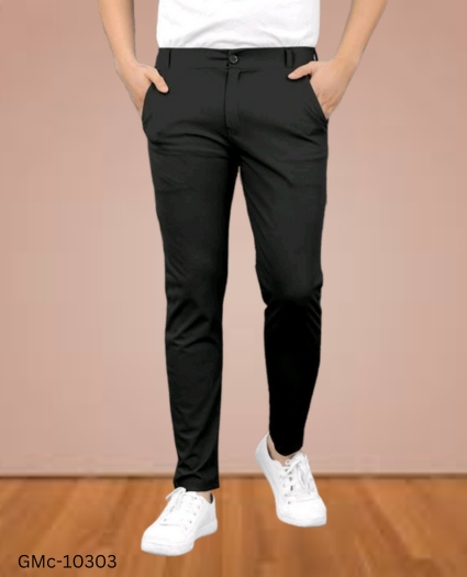 GMc-10303 Men's Lycra Regular Fit Trouser - 30