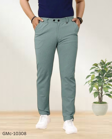 GMc-10308 Stylish Slimfit Pant For Men - 36