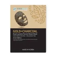 MIRABELLE GOLD+CHARCOAL DUAL SYS.FACE.SH.MASK
