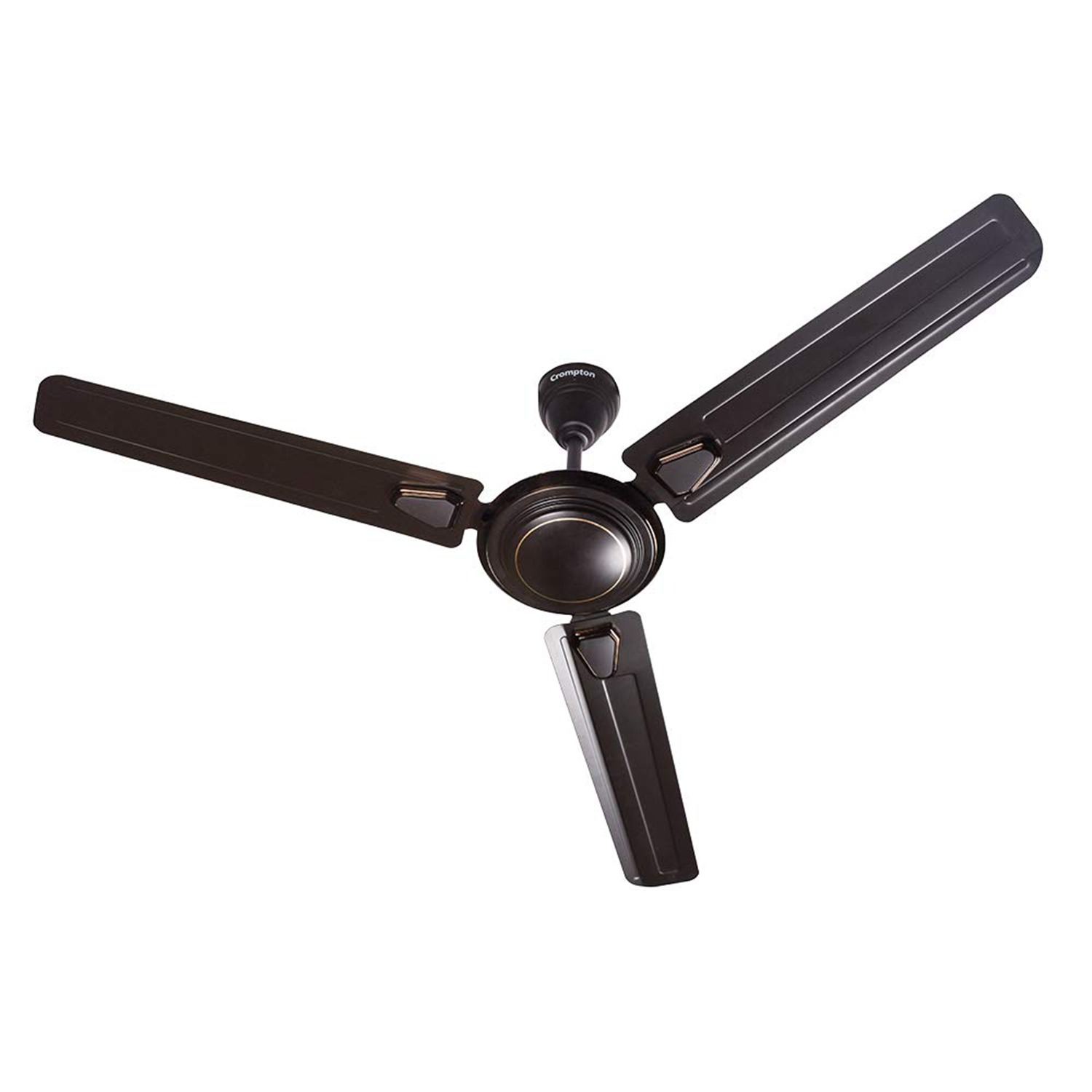 Crompton Super Briz Deco 1200 mm (48 inch) High Speed Decorative Ceiling Fan (Smoked Brown) - Brown