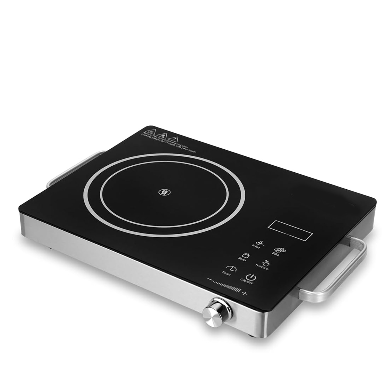 McCoy Calido Induction Stove 2000Watts Infrared Cooktop with BBQ Grill (Black)