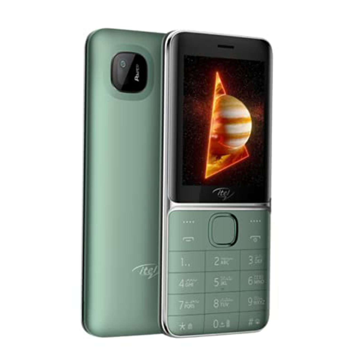 itel Power 700 | 2.8" Big Screen KEYPAD Mobile with 2500mah Battery ( Dark Green)