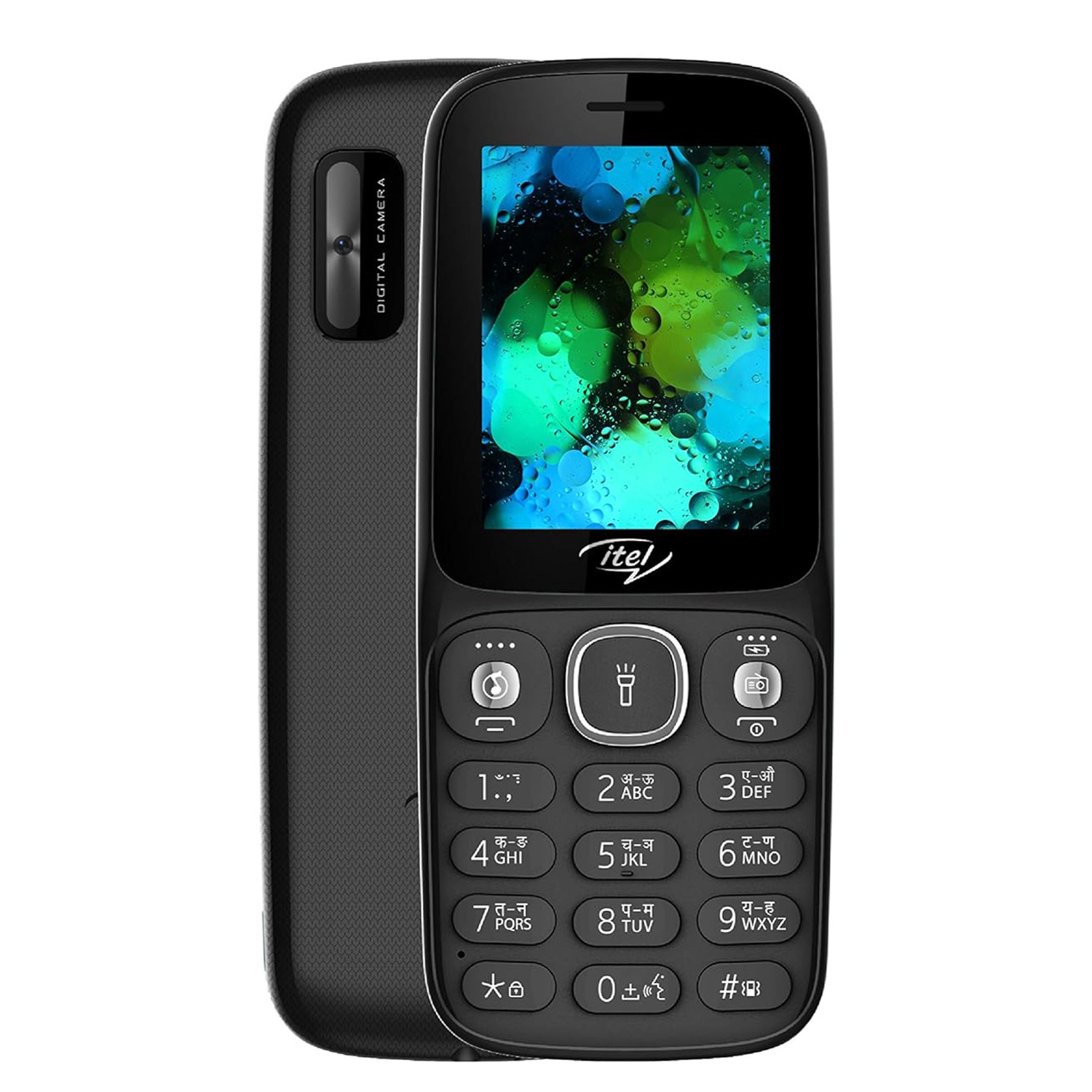 itel it5026  | 6.1cm, Kingvoice Upto 5 Days Battery Backup (Black)